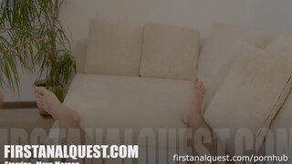 Maya Morgen a 18 éves tini spiné - First Anal Quest