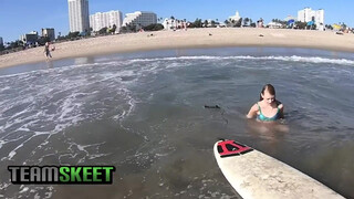 TeamSkeet - a strandon felszedett kisasszony durván megtéve