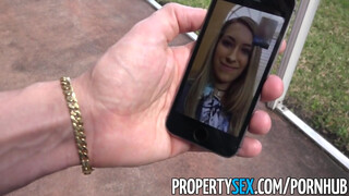 PropertySex - Kimber Lee muffja megkefélve
