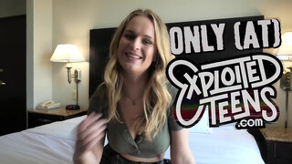 Exxx Teens - Szőrös pinás kiscsaj casting forgatás pornója