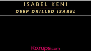 Isabel Keni megrakva hatalmas dákóval - Karups